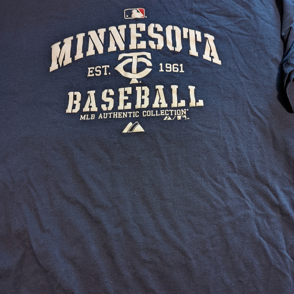 Majestic MLB Minnesota Twins Baseball Est 1961 t-shirt 5XL